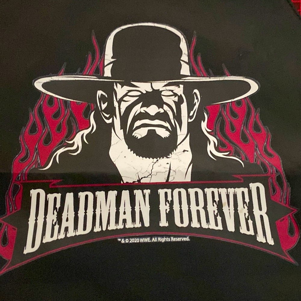 NWOT WWE Deadman Forever The Undertaker Drawstring Bag / backpack